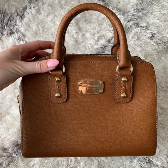 Michael Kors Saffiano Leather Handbag - Picture 1 of 4